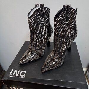 I.N.C. International Concepts Women's Oaklynne Booties, Stilleto Heel, Size 6.5